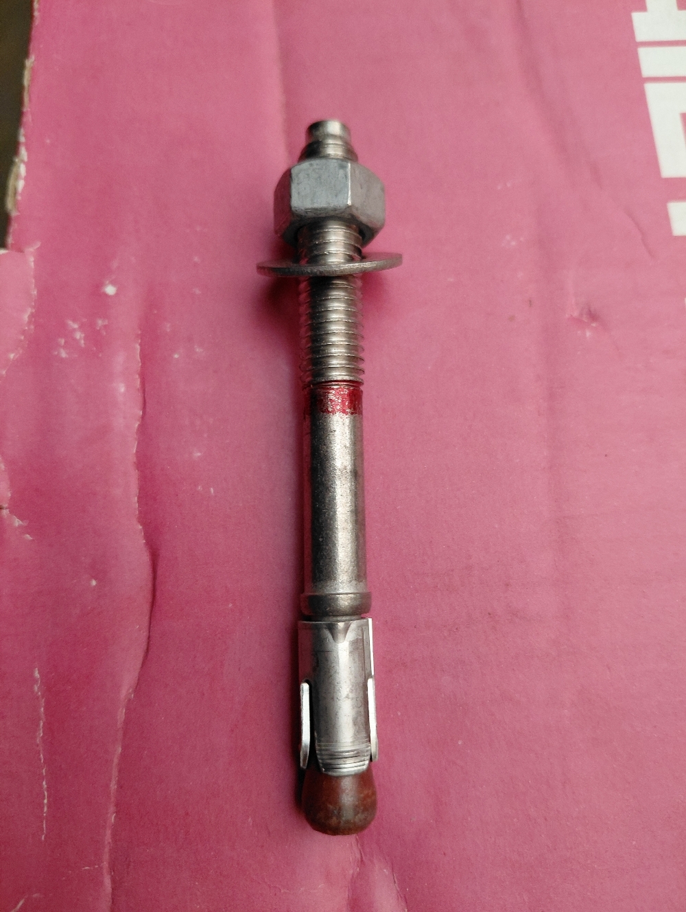 KB-TZ 50 PIECES SS316 3/8"x3 3/4" HILTI Wedge Anchors HILTI Stainless Steel NWOT